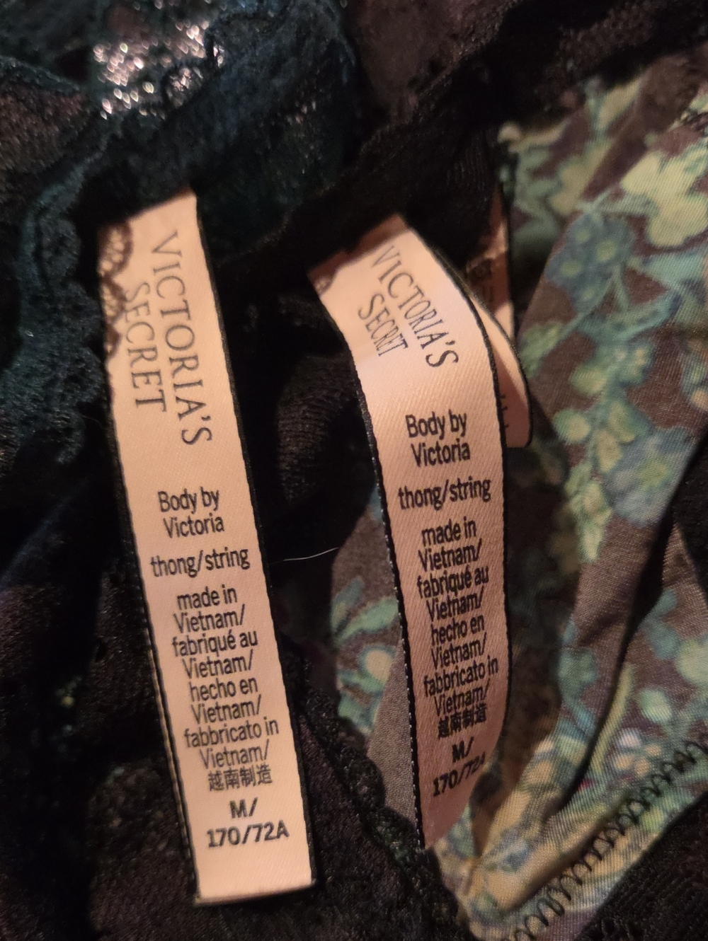Lot Of 7 VS/Pink Sz M Thongs And Low Rise - Picture 6 of 14
